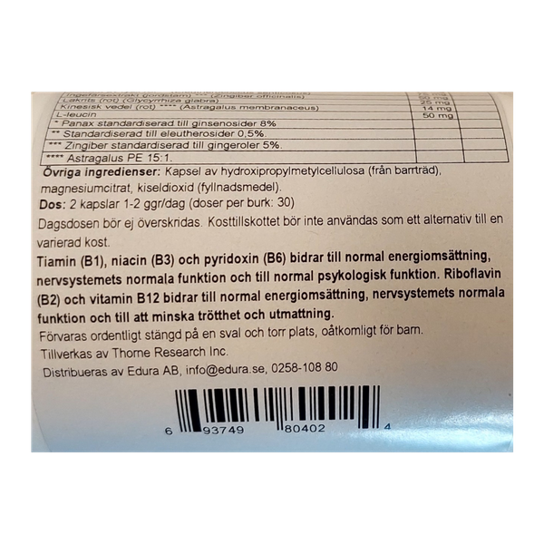 Thorne Stress Balance (Phytisone), Thorne