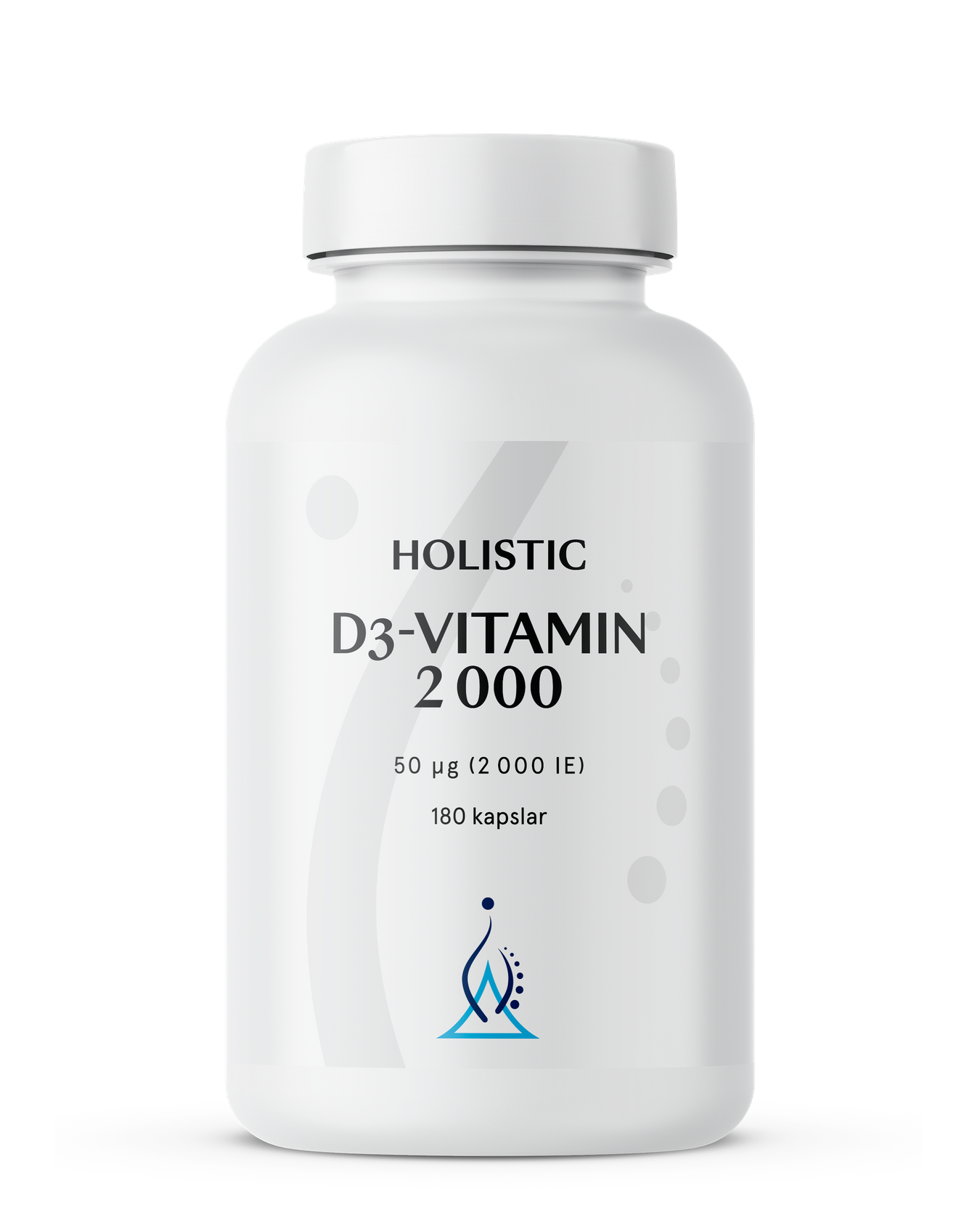D3-vitamin 2000, 180 kapslar, Holistic