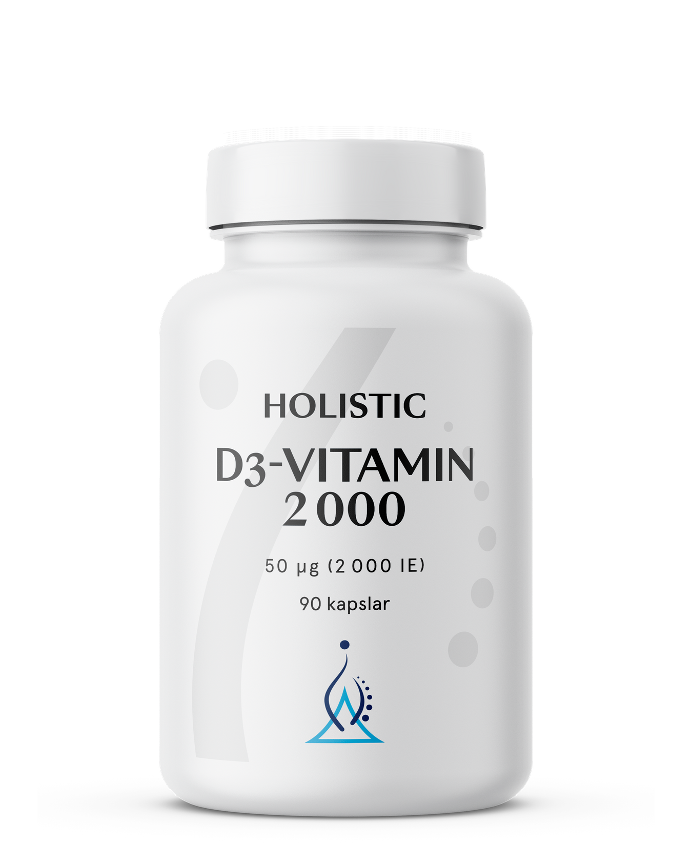 D3-vitamin 2000, 90 kapslar, Holistic
