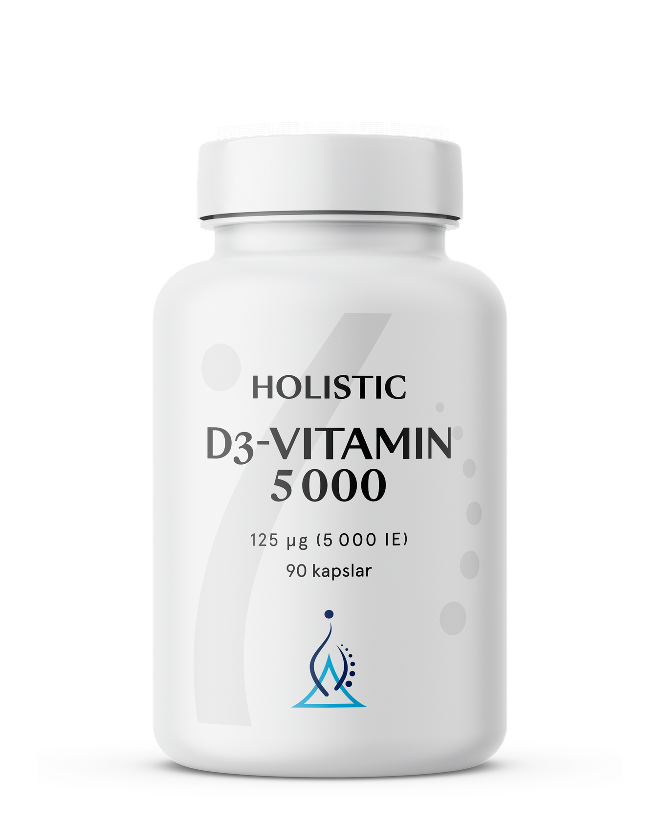 D3-vitamin 5000, 90 kapslar, Holistic