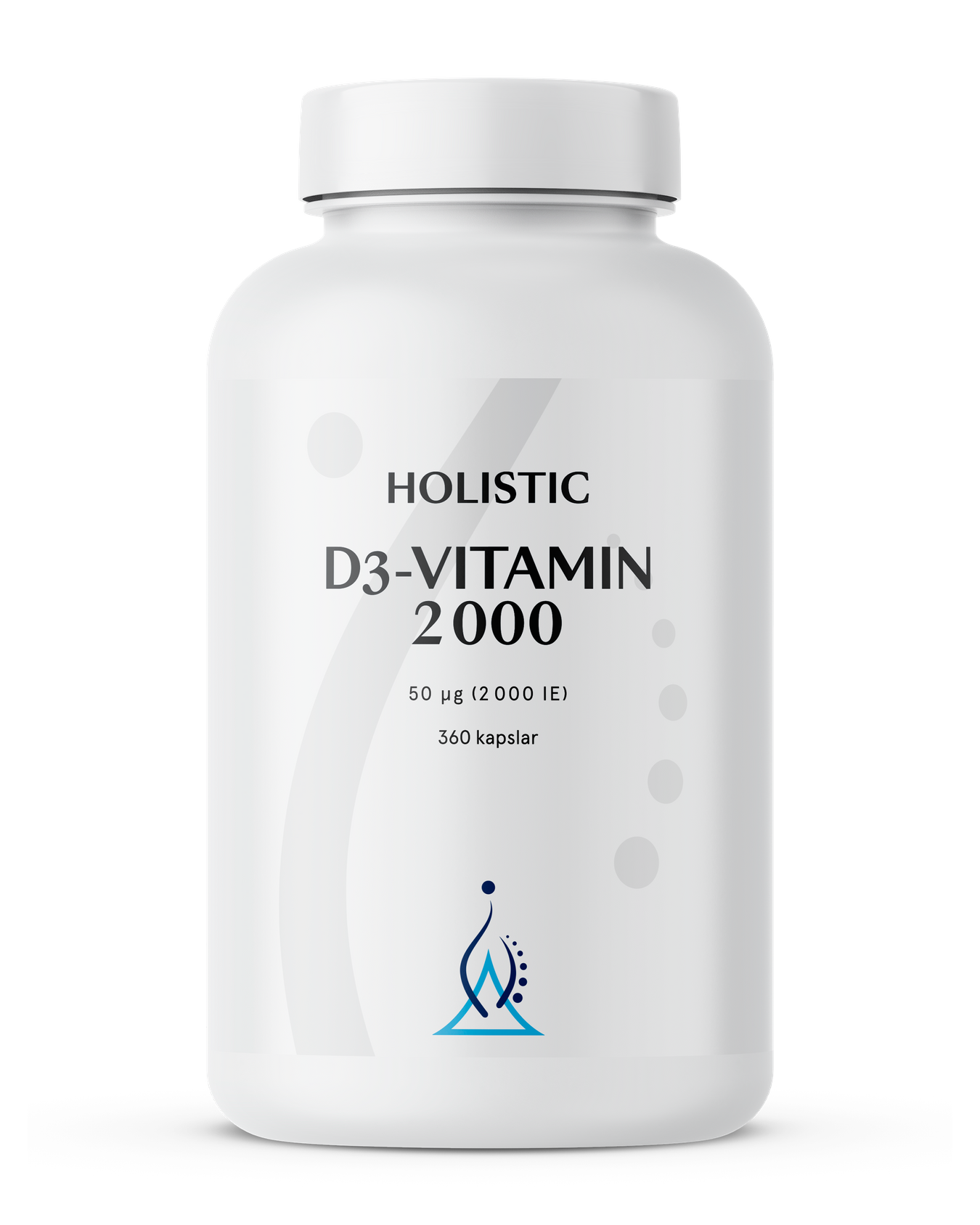 D3-vitamin 2000, 360 kapslar, Holistic