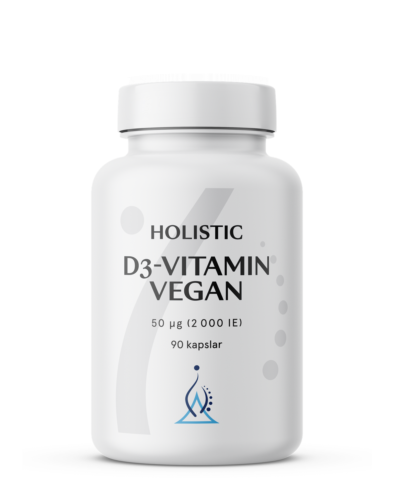 D3-vitamin vegan 2000, 90 kapslar, Holistic