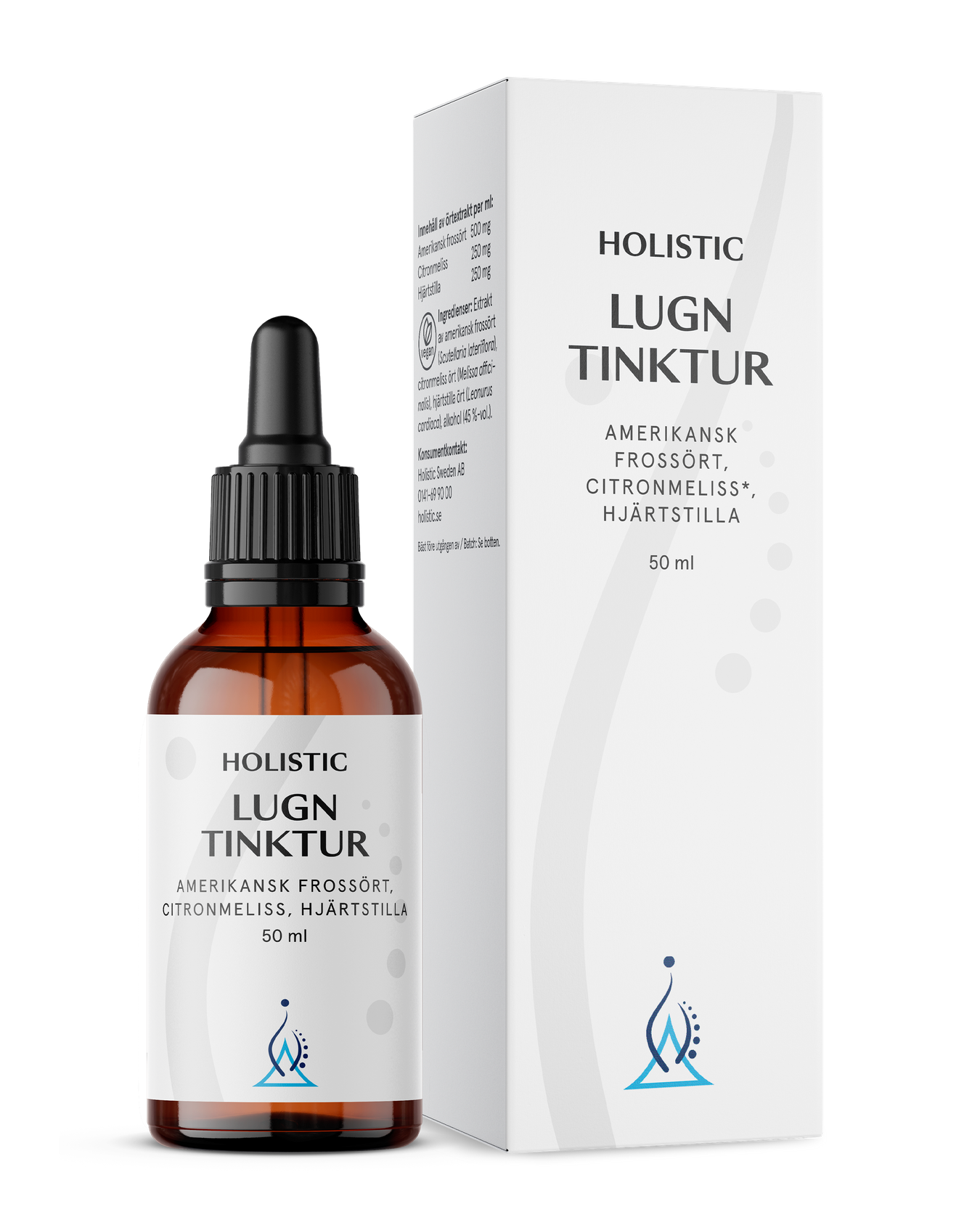 Lugn tinktur, 50 ml, Holistic