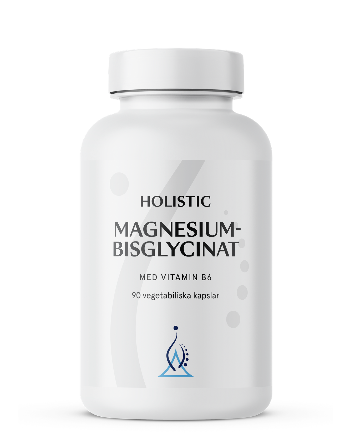 Magnesiumbisglycinat 100 mg, 90 kapslar, Holistic