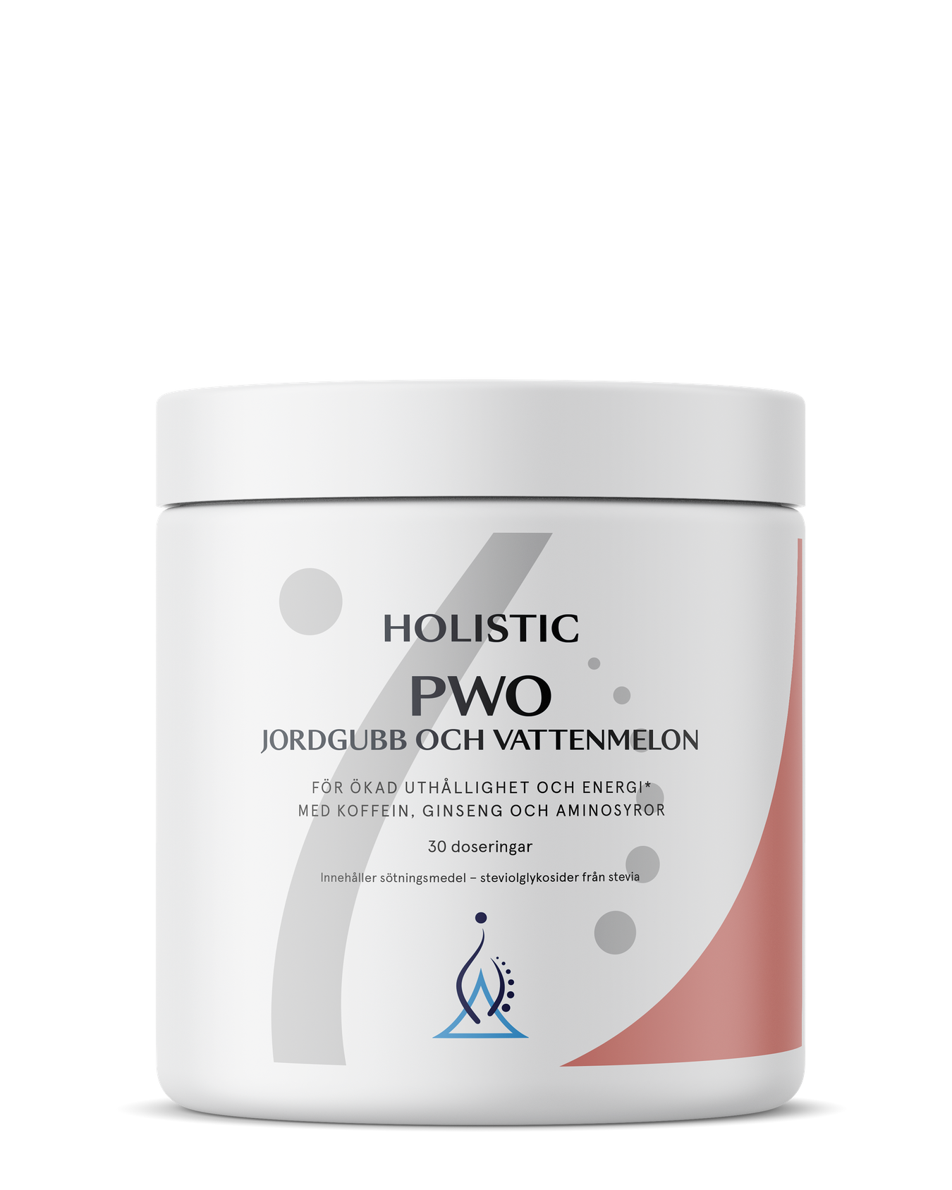 PWO jordgubb och vattenmelon, 345 g, Holistic