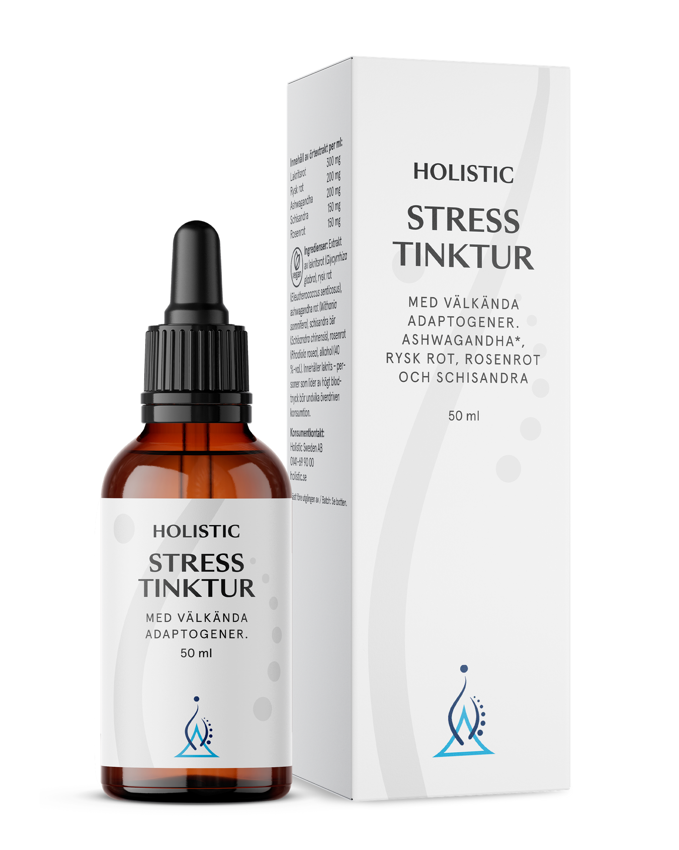 Stress tinktur, 50 ml, Holistic