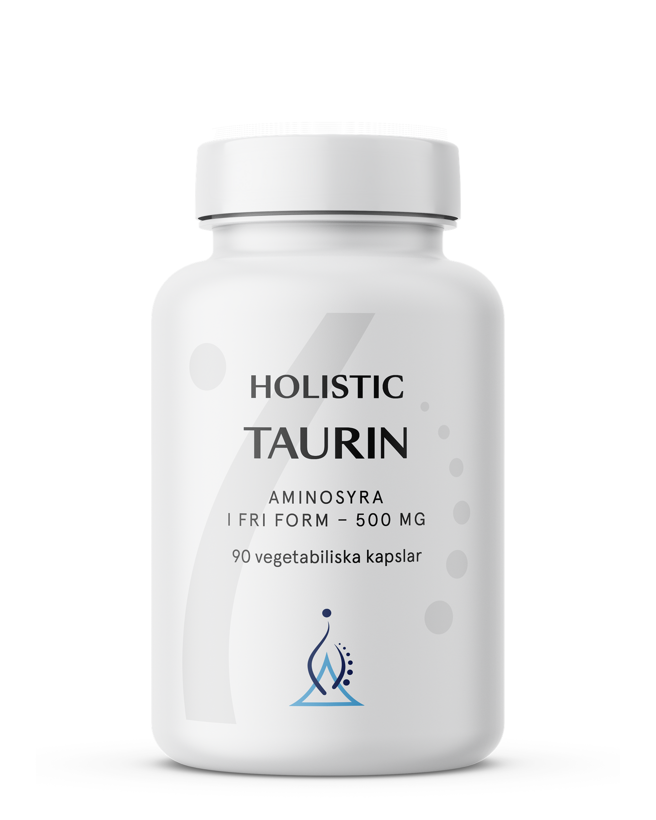 Taurin 500 mg, 90 kapslar, Holistic