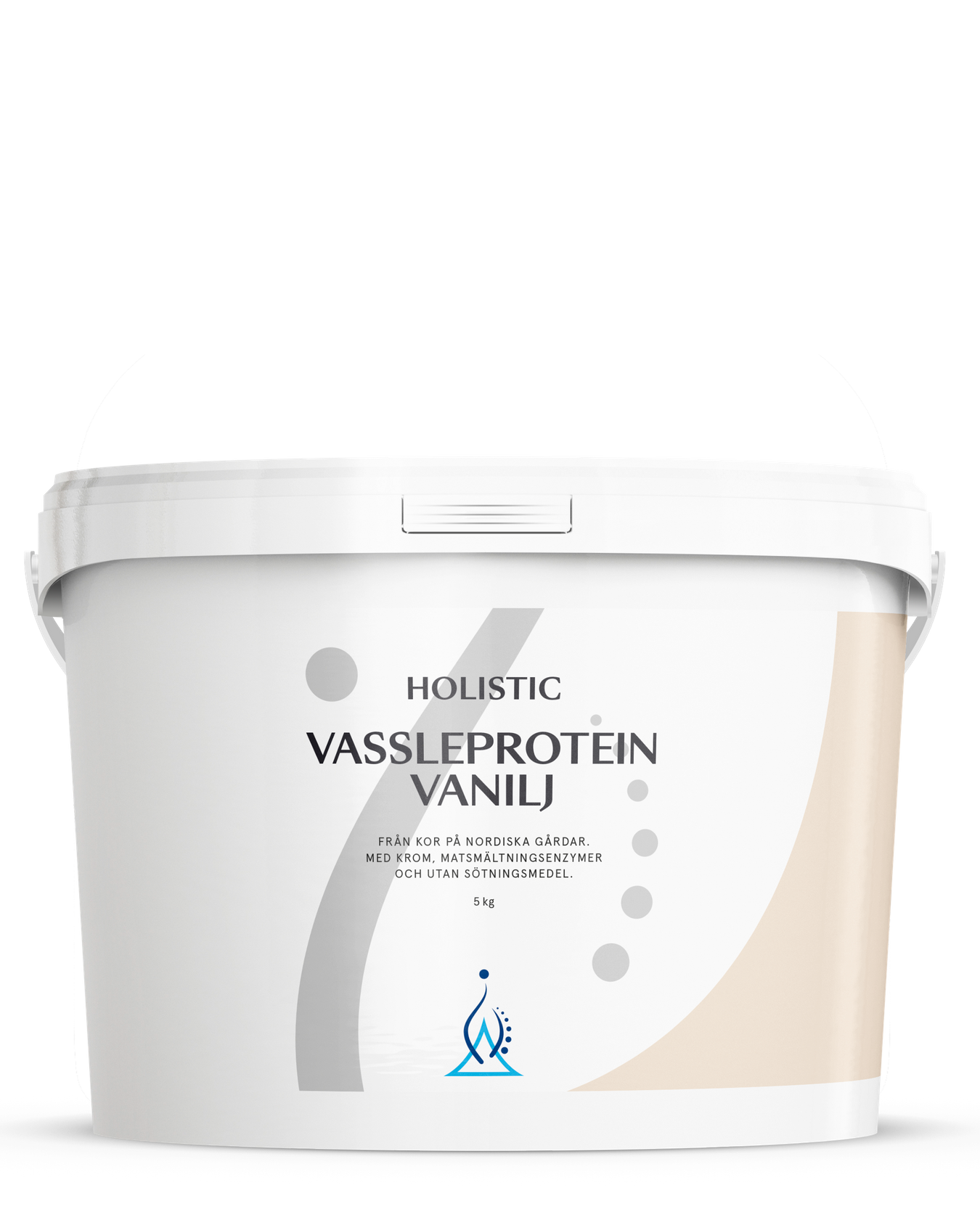 Vassleprotein vanilj, 5 kg, Holistic