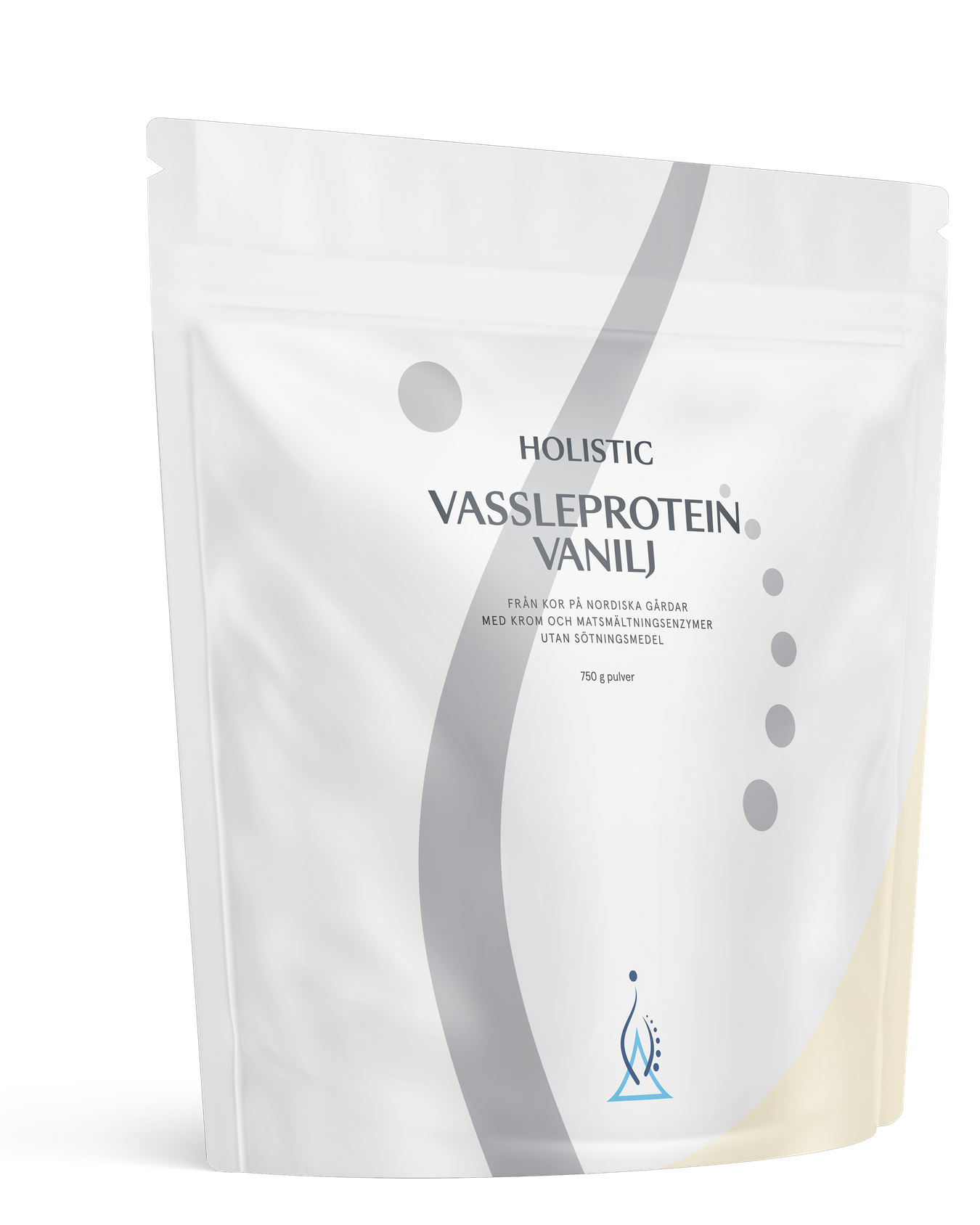 Vassleprotein vanilj, 750 g, Holistic
