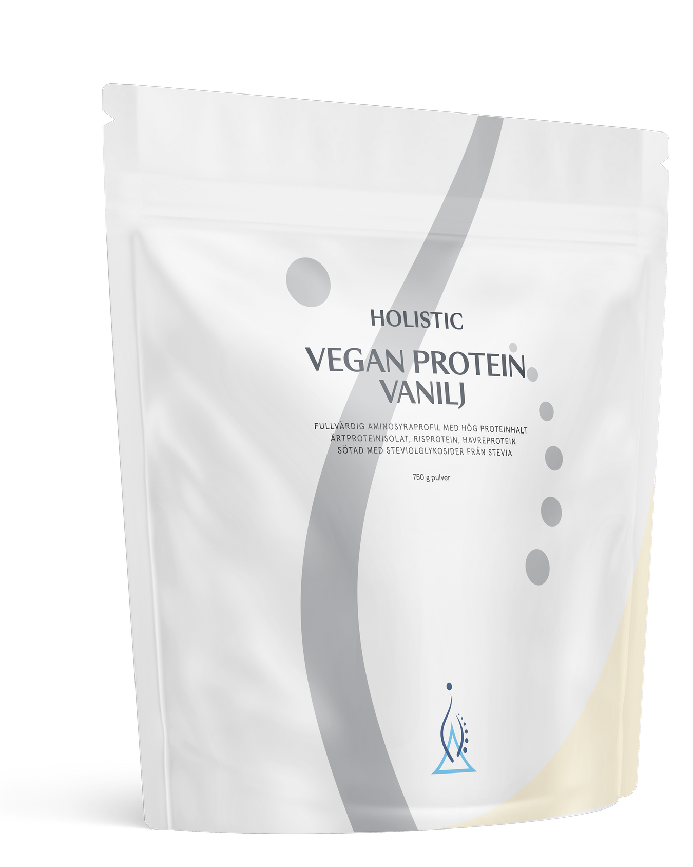 Vegan protein vanilj, 750g, Holistic