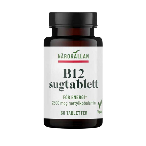 B12 sugtablett, Närokällan