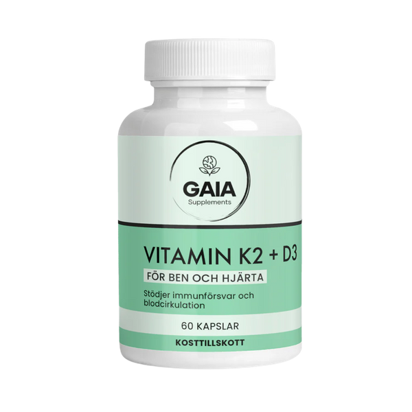 Vitamin K2 + D3, Gaia Supplements