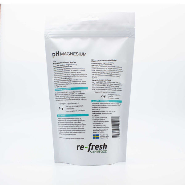 pH Magnesium, Re-fresh