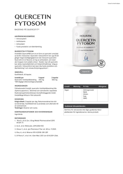 Quercetin Phytosome, 60 capsules, Holistic
