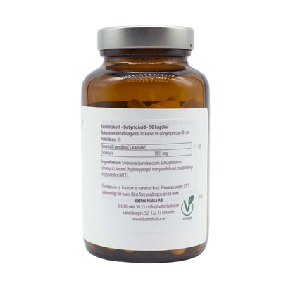 BioCare, Smörsyra (Butyric Acid)