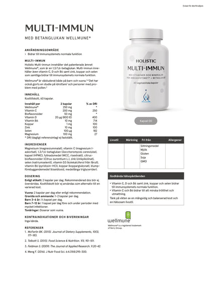 Holistic, Multi-Immun, 60 kapslar