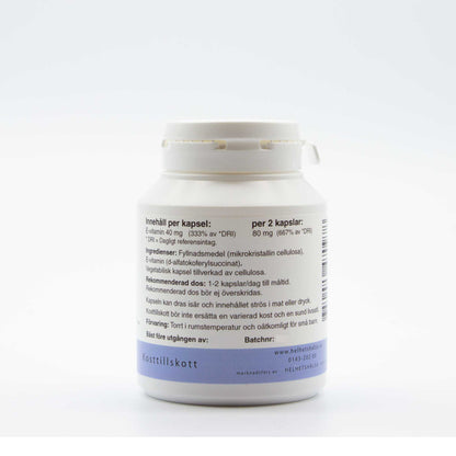 Helhetshälsa, Vitamin E