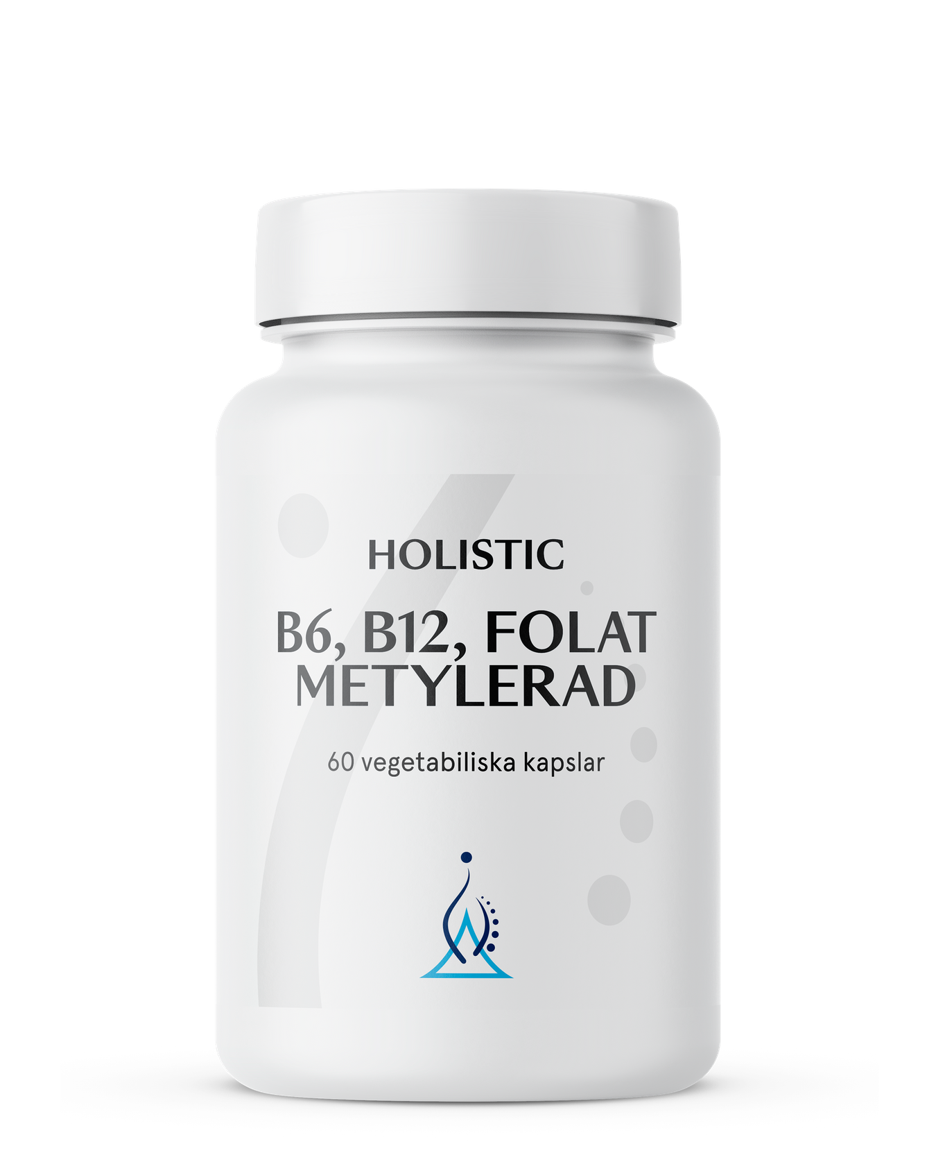 B6 B12 Folat metylerad, 60 kapslar, Holistic