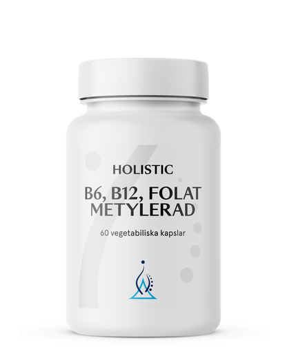 Holistic, B6 B12 Folat metylerad, 60 kapslar
