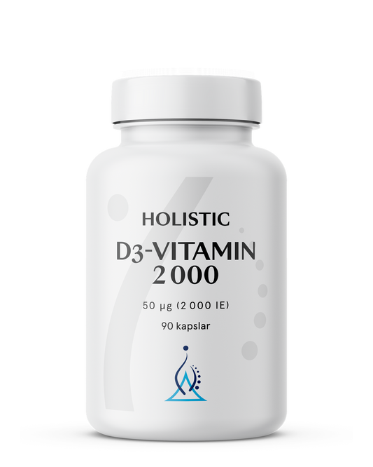 D3-vitamin 2000, 90 kapslar, Holistic