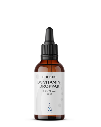 Holistic, D3-vitamin droppar, 50 ml