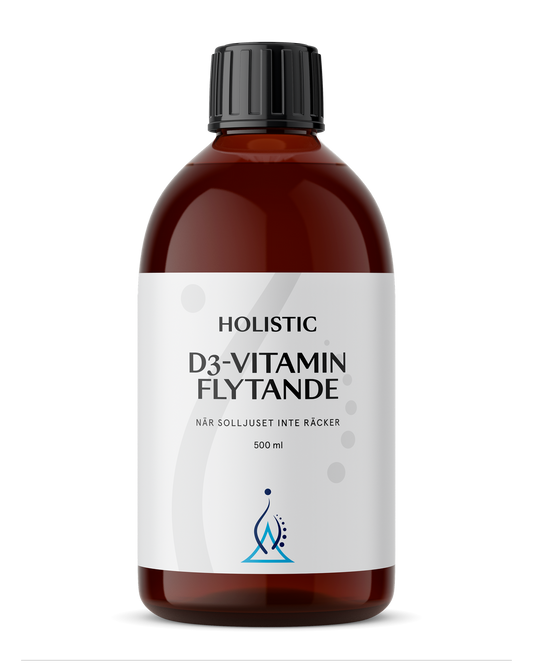 D3-vitamin flytande, 500 ml, Holistic