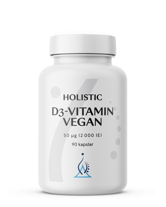 D3-vitamin vegan 2000, 90 kapslar, Holistic