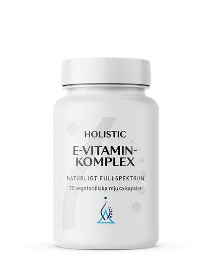 Holistic, E-vitaminkomplex, 30 kapslar