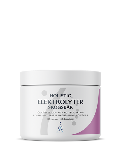 Holistic, Elektrolyter skogsbär, 140 g