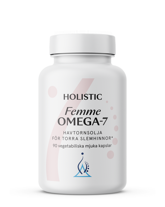 Femme Omega-7 havtornsolja, 90 kapslar, Holistic