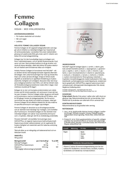 Holistic, Femme Collagen vegan, 150 g