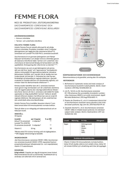 Holistic, Femme Flora, 30 kapslar