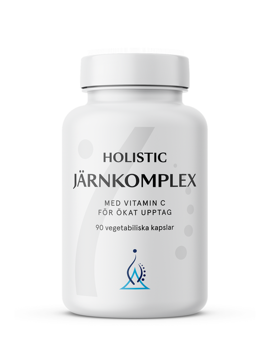 Järnkomplex 25 mg, 90 kapslar, Holistic