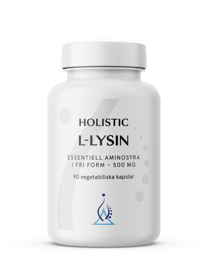 Holisticm, L-lysin 500 mg, 90 kapslar