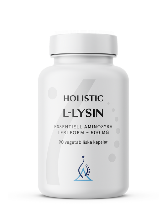 L-lysin 500 mg, 90 kapslar. Holistic