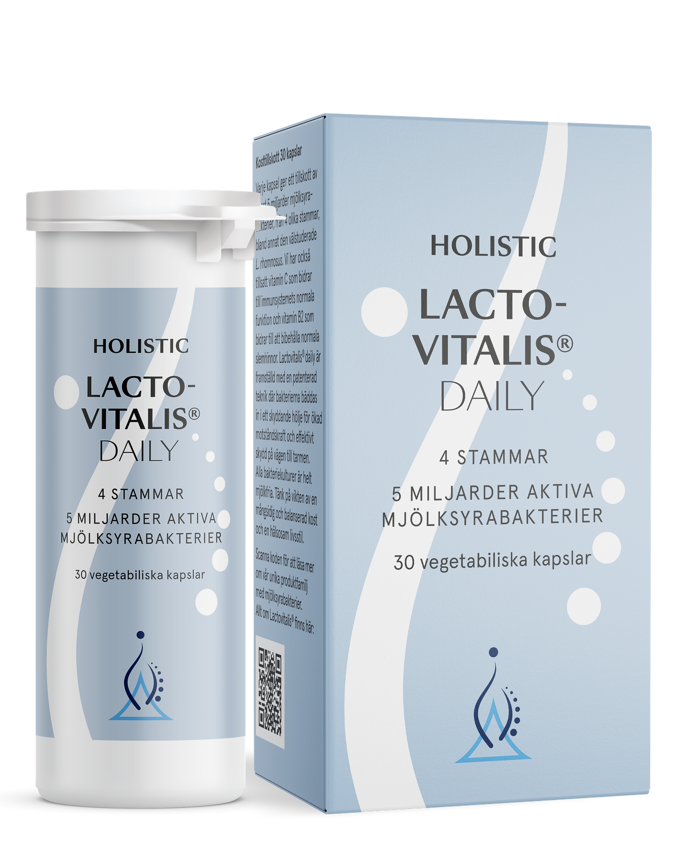 Lactovitalis® daily, 30 kapslar, Holistic