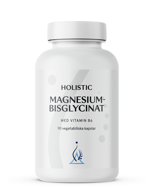 Magnesiumbisglycinat 100 mg, 90 kapslar, Holistic