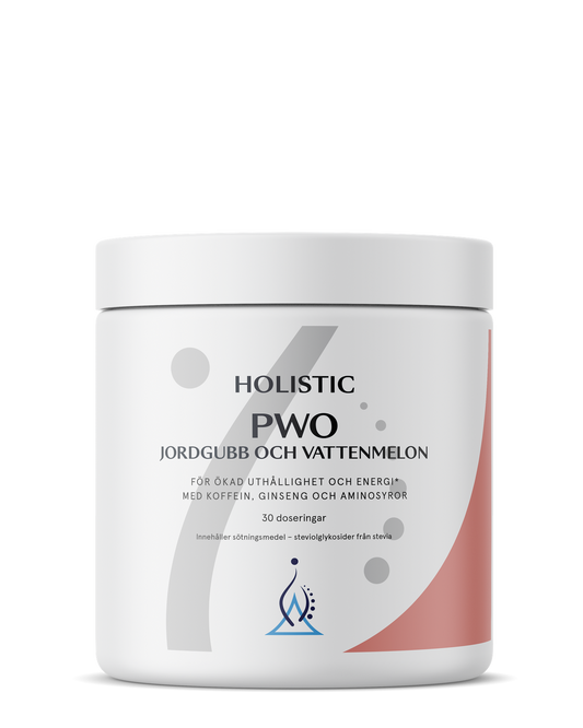 PWO jordgubb och vattenmelon, 345 g, Holistic
