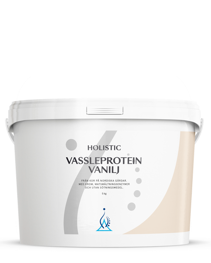 Holistic, Vassleprotein vanilj, 5 kg