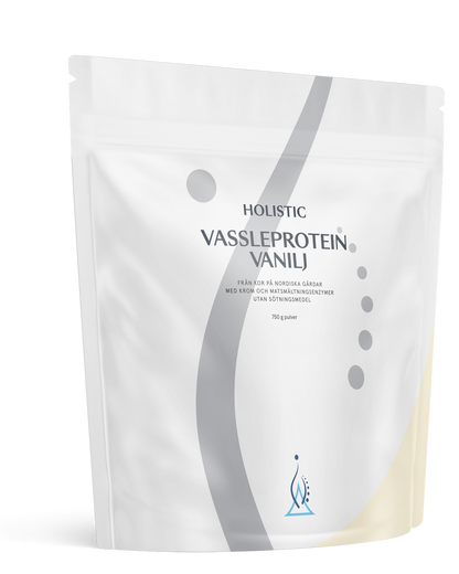 Holistic, Vassleprotein vanilj, 750 g