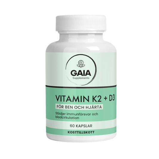 Vitamin K2 + D3, Gaia Supplements